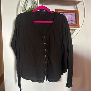 Out From Under Urban Outfitters Women’s XS Extra Small Black Over Sized Shirt